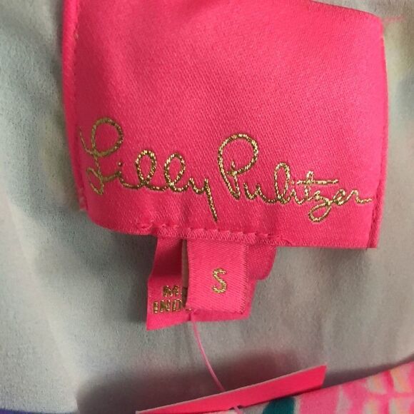 LILLY PULITZER ❀ Winni Midi Dress Maldives Green Turtle Wave (S) NWT - Picture 8 of 9